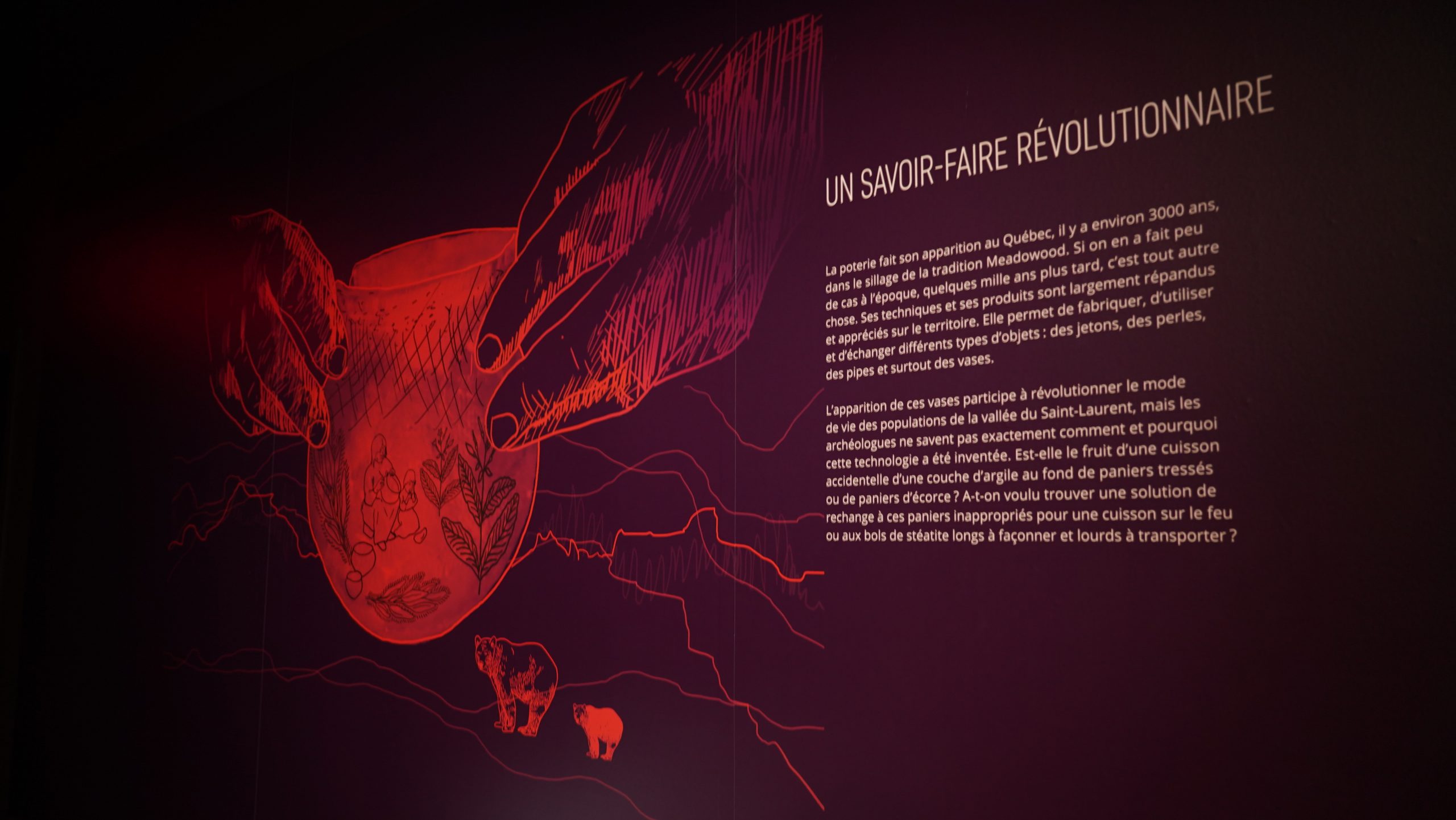 Image d'un mur de voix nomades avec des inscriptions