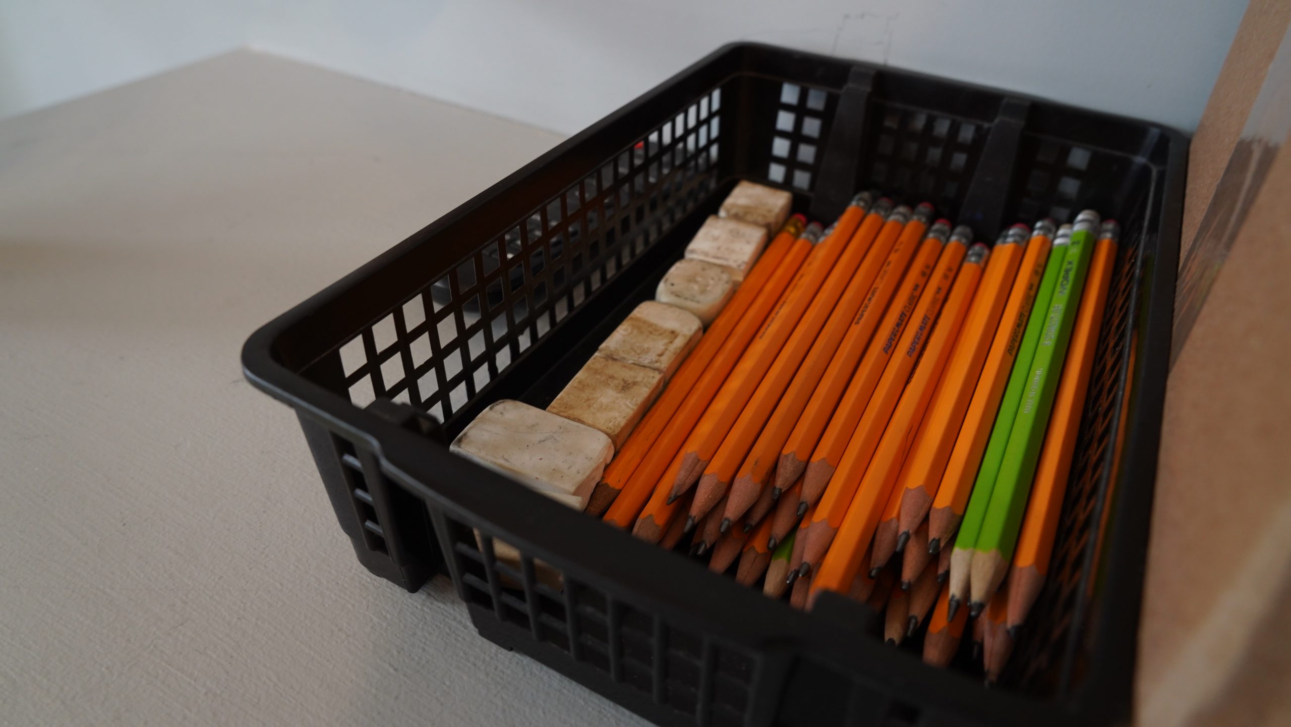 Des crayons
