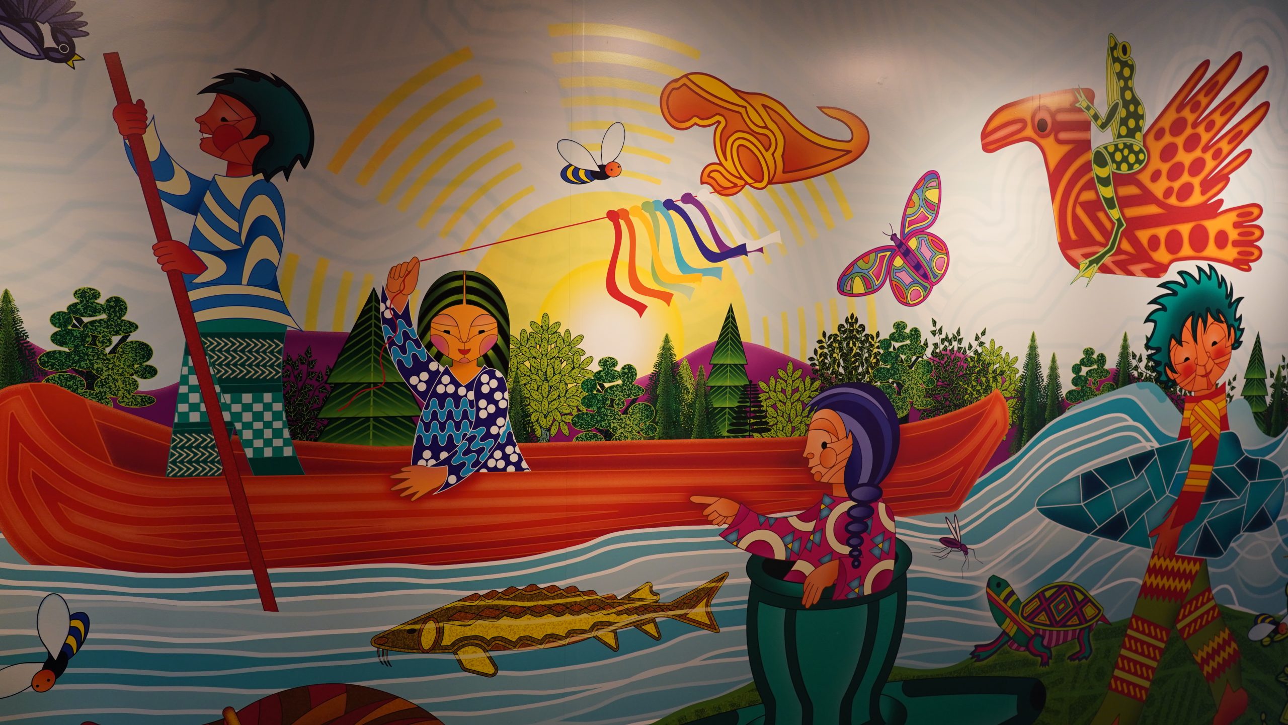 Mur de l'espace pour enfants