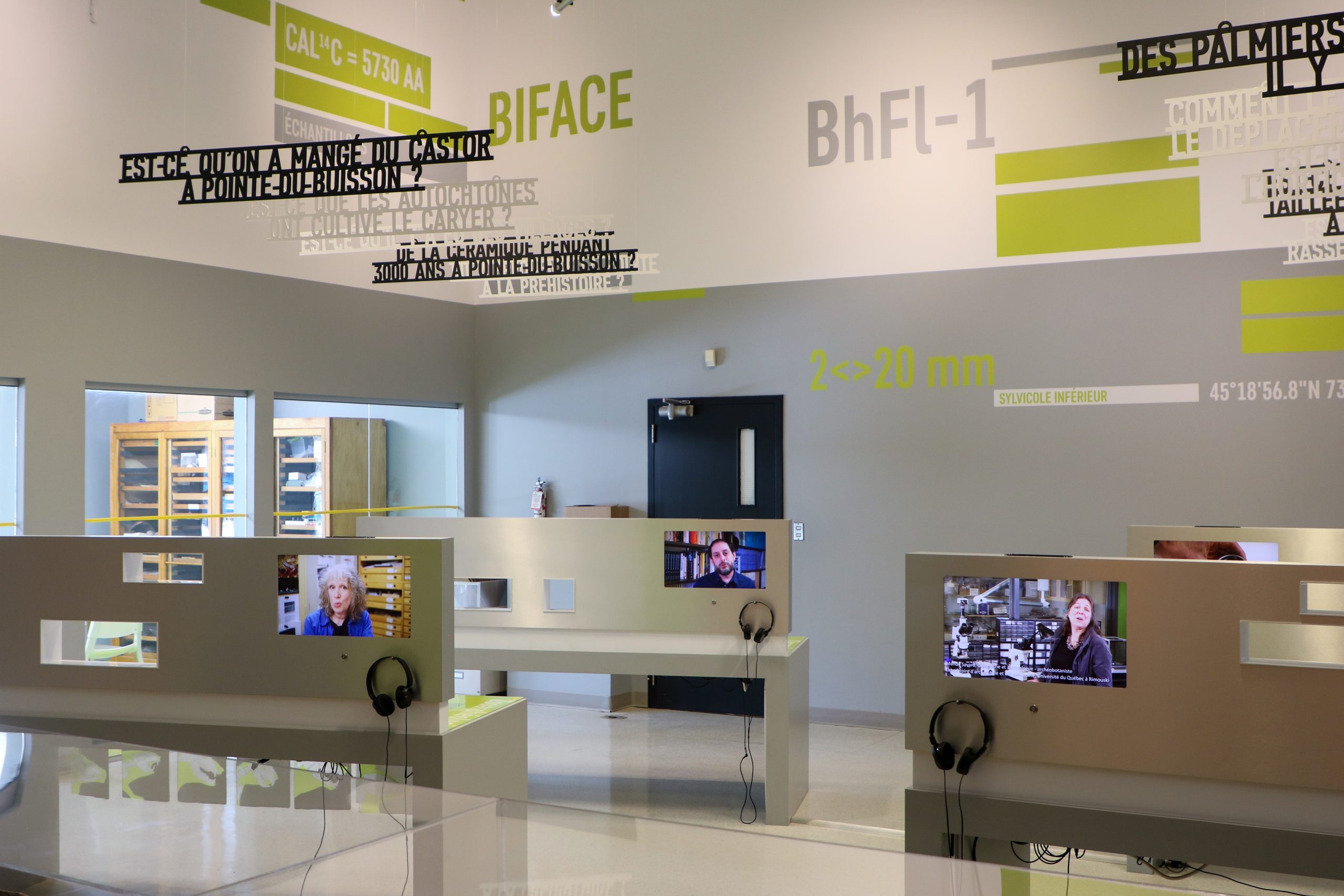 Image de l'exposition laboratoire en gros plan